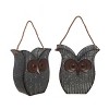 Transpac Metal 12.5 in. Multicolor Spring Layered Owl Containers Set of 2 - 2 of 4