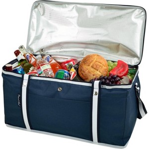 NCAA West Virginia Mountaineers Folding Soft Sided Cooler -64 Cans - 1 of 4