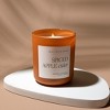 Sweet Water Decor Spiced Apple Cider 15oz Orange Matte Jar Candle - 3 of 3