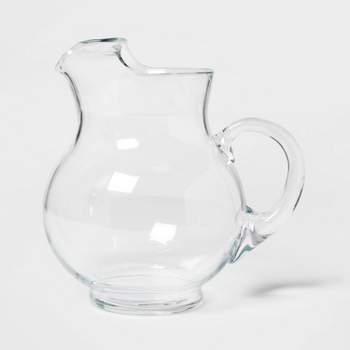 84oz (2500mL) Safety Coated Clear Glass Jug with 38-439 Neck, Jug Only,  case/6