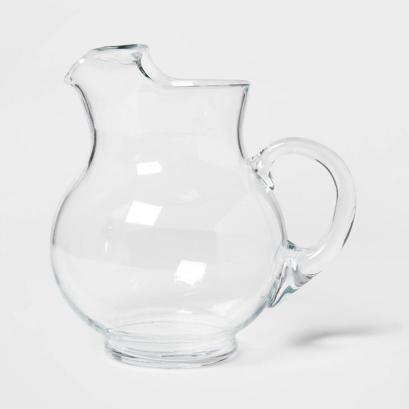 90.6 fl oz Glass Round Pitcher with Handle - Threshold&#8482;, 1 of 7