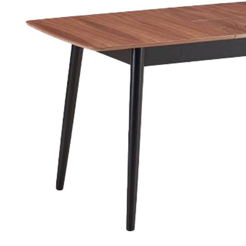 62.99&#34; Lanae Dining Table Natural Black Finish - Acme Furniture, 2 of 10