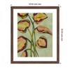 Kate and Laurel Framed Art Vibrant Foliage by Nikita Jariwala, 22x26, Florence Medium Brown - 2 of 4