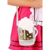 HalloweenCostumes.com  Women  Beer Mug Purse, White/Gray/Yellow - 4 of 4