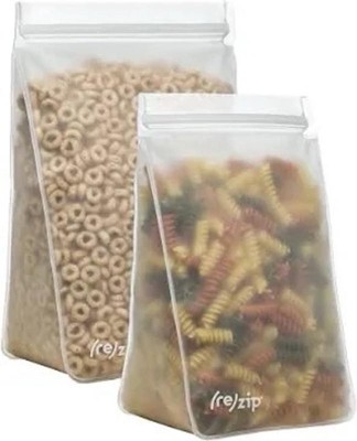 re)zip Reusable Leak-proof Food Storage Bag Kit - Snack & Lunch - Clear -  5ct : Target