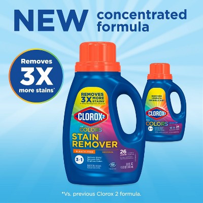 Clorox 2 for Colors - Stain Remover and Color Brightener - Clean Linen - 88oz