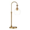 Hudson and Canal 27" Tall Arc Table Lamp with Glass Shade - 4 of 4