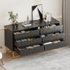 6 Drawer Fabric Dresser Organizer Chest - Small Storage Drawers for Bedroom, Closet & Living Room, Compact Clothing Storage Solution - 3 of 4