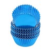 Unique Bargains Solid Color Disposable Baking Cups Aluminum Foil Greaseproof Paper 1.97"x1.18" 100 Pcs - 3 of 4