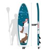 Inflatable Stand Up Paddle Board 9.9'x33"x5" With Accessories - 2 of 2