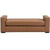 CAVINAS 18.7"H Rectangle Faux Leather Ottoman Bench,Upholstery Benches wit Wood Legs and Recessed Arms,Upholstery Benches for Living Room - 4 of 4