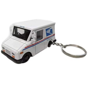 KiNSMART Die Cast 2.5 Inch United States Postal Service Truck USPS Grumman LLV 1:72 Scale 2.5in Key-Chain - 1 of 4