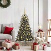 vidaXL Artificial Christmas Tree with 150 LEDs Green 68 x 68 x 120 cm - 2 of 4
