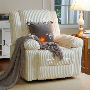 Power Lift Recliner Chair with Heat & Massage, Electric Soft-Padded Lift Recliner for Elderly with Side Pockets - 1 of 4