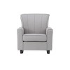 Lyngins Modern Upholstered Lounge Rocking Chair with Thicken Cushion,Armchair Accent Chair for Living Room,Bedroom - 2 of 4