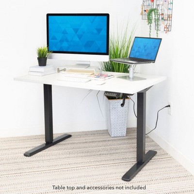 Black Adjustable Electric Standing Desk Frame with Controller