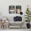 Stupell Industries Natural Paradise Garden Benches 2pc Floating Frame Art Set - 3 of 4