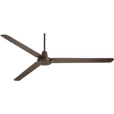 72" Casa Vieja Industrial Indoor Outdoor Ceiling Fan with Remote Large Oil Rubbed Bronze Damp Rated for Patio Porch