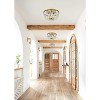 Elegant Lighting Cora 10 inch flush mount in brass - 2 of 4