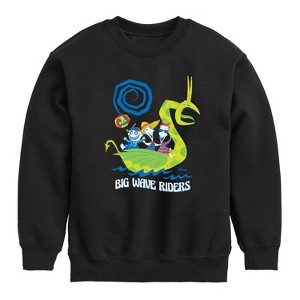 Boys' - Disney - Big Wave Riders Graphic Long Sleeve Fleece Sweatshirt - 1 of 4