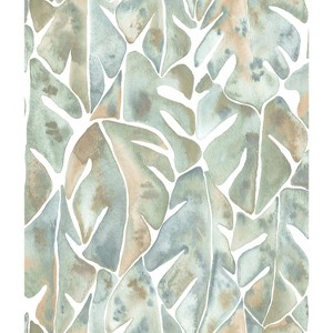 RoomMates Cat Coquillette Peel and Stick Wallpaper Blue: Removable Adhesive Vinyl, Multicolor, 28 Sq Ft Coverage - 1 of 4