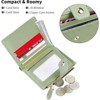 FATMOON Women’s Bifold Leather Wallet with Zip Coin Pocket - Easy to Use Card Holder for Credit Cards, ID, Cash & Coins - 4 of 4