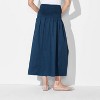 Women's Smocked Waist Linen Blend Maxi Skirt - Wild Fable™ - 3 of 3