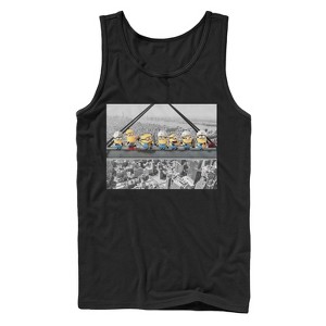 Men's Despicable Me Minion Construction Lunch Tank Top - 1 of 4