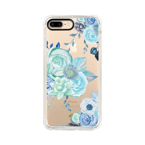 Clear White Floral Phone Case for iPhone 6 Plus, iPhone 6s Plus