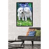 Trends International Keith Kimberlin - White Golden Retriever Puppies Framed Wall Poster Prints - 2 of 4
