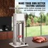VEVOR Manual Sausage Stuffer, 8LBS/5L Capacity, Two Speed 304 Stainless Steel Vertical Sausage Stuffer, Sausage Filling Machine, Silver - 3 of 4