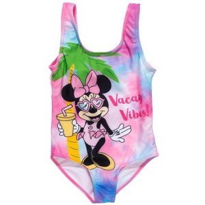 Disney Mickey Mouse & Friends One Piece Bathing Suit UPF 50+ Little Kid to Big Kid - 1 of 4