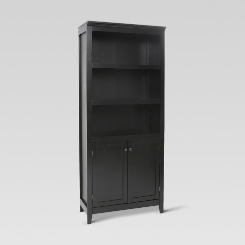 72 Carson 5 Shelf Bookcase With Doors Threshold