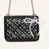 Unique Bargains Faux Pearl Heart Handbag Charms Keychains 1 Pc - 2 of 4