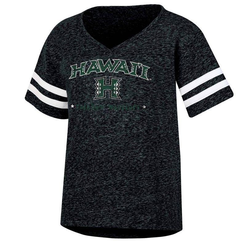NCAA Hawaii Rainbow Warriors Girls&#39; Tape T-Shirt, 1 of 4
