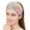 Unique Bargains Women's Maple Leaf Lace Wide Headband 1 Pc - 4 of 4