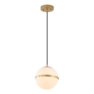JONATHAN Y Porter Modern Minimalist Globe LED Pendant Light - 1 of 4