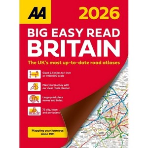 AA Big Easy Read Atlas Britain 2026 Paperback - 21st Edition - 1 of 1