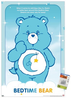 Trends International Care Bears - Bedtime Bear Unframed Wall Poster ...