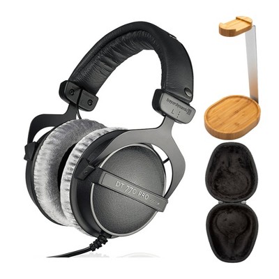 Beyerdynamic DT 770 PRO Headphones (250 Ohm) with Case and Stand Bundle
