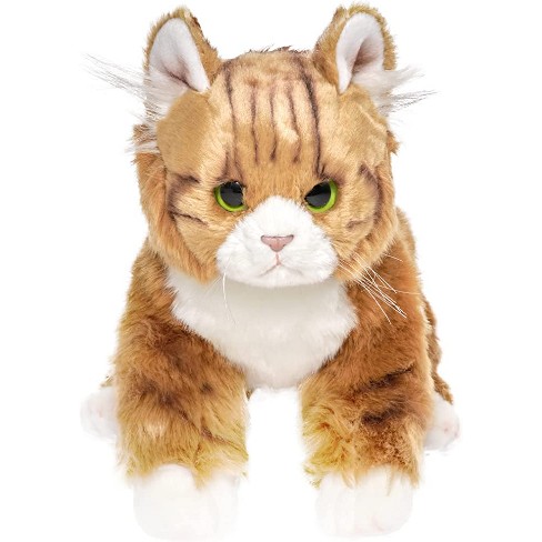 Plush tabby cat stuffed hot sale animal