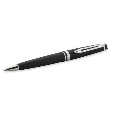 Waterman Expert Matte Black/Chrome Ballpoint Pen Medium Point 1.0mm Black Each (S0951900)