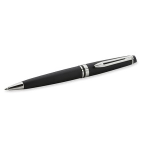 Waterman Expert Matte Black/Chrome Ballpoint Pen Medium Point 1.0mm Black Each (S0951900) - 1 of 4