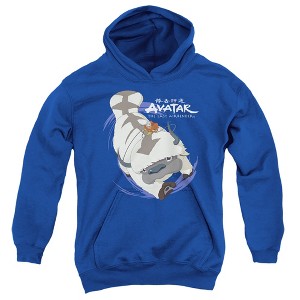 Boys’ Avatar The Last Airbender Appa In Flight Hooded Sweatshirt - 1 of 4
