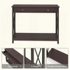 KIGFTSOD Console Table with Drawer and Storage Shelves,Foyer Entryway Sofa Table for Living Room,Hallway - 4 of 4