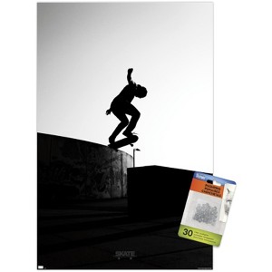 Trends International Skateboarding - Silhouette Unframed Wall Poster Prints - 1 of 4