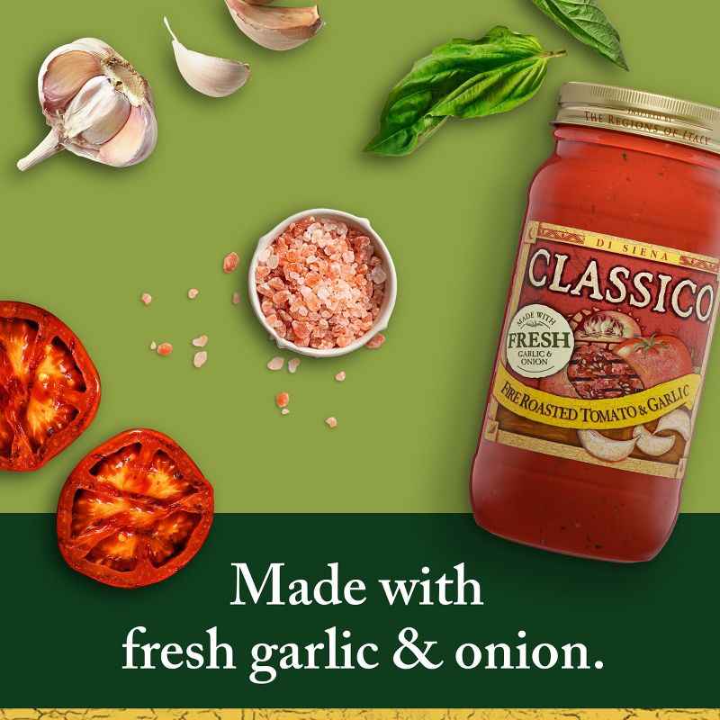 Classico Fire Roasted Tomato &#38; Garlic Pasta Sauce - 24oz, 2 of 12