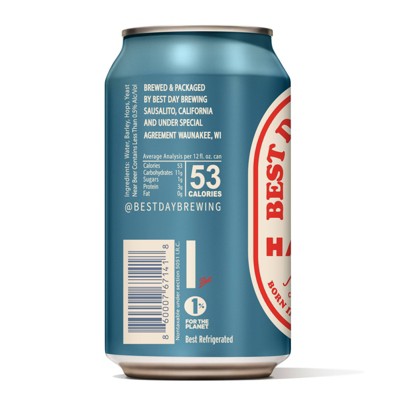 Best Day Hazy IPA Non-Alcoholic Beer - 6pk/12 fl oz Cans