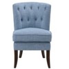 26"Blue Upholstery Button Tufted Accent Chair - 3 of 4
