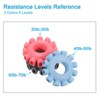 Unique Bargains Rock Climbing Exercise Fitness Silicone Hand Grip Strengtheners - 3 of 4